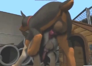 Zoophile porn with a bunch of sexy dogs fucking