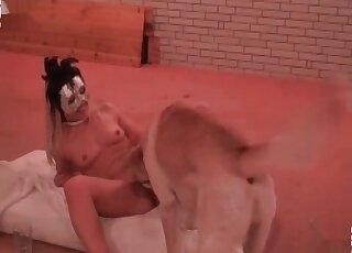 Animal jizz filed tight snatch